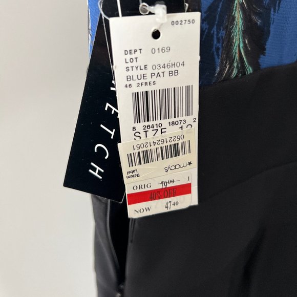 AGB Dress - Blue & Black - Size 12 - NWT - Picture 3 of 3